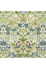 Strawberry Thief  Green - Luncheon Paper Napkin