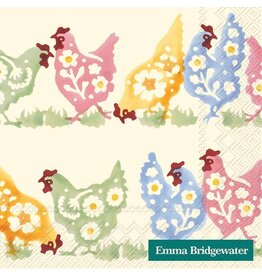 Spring Chickens Cream - Paper Cocktail Napkin