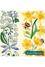 Wildflowers Cream - Paper Cocktail Napkin