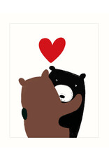 Valentine's Day - Bears Hugging