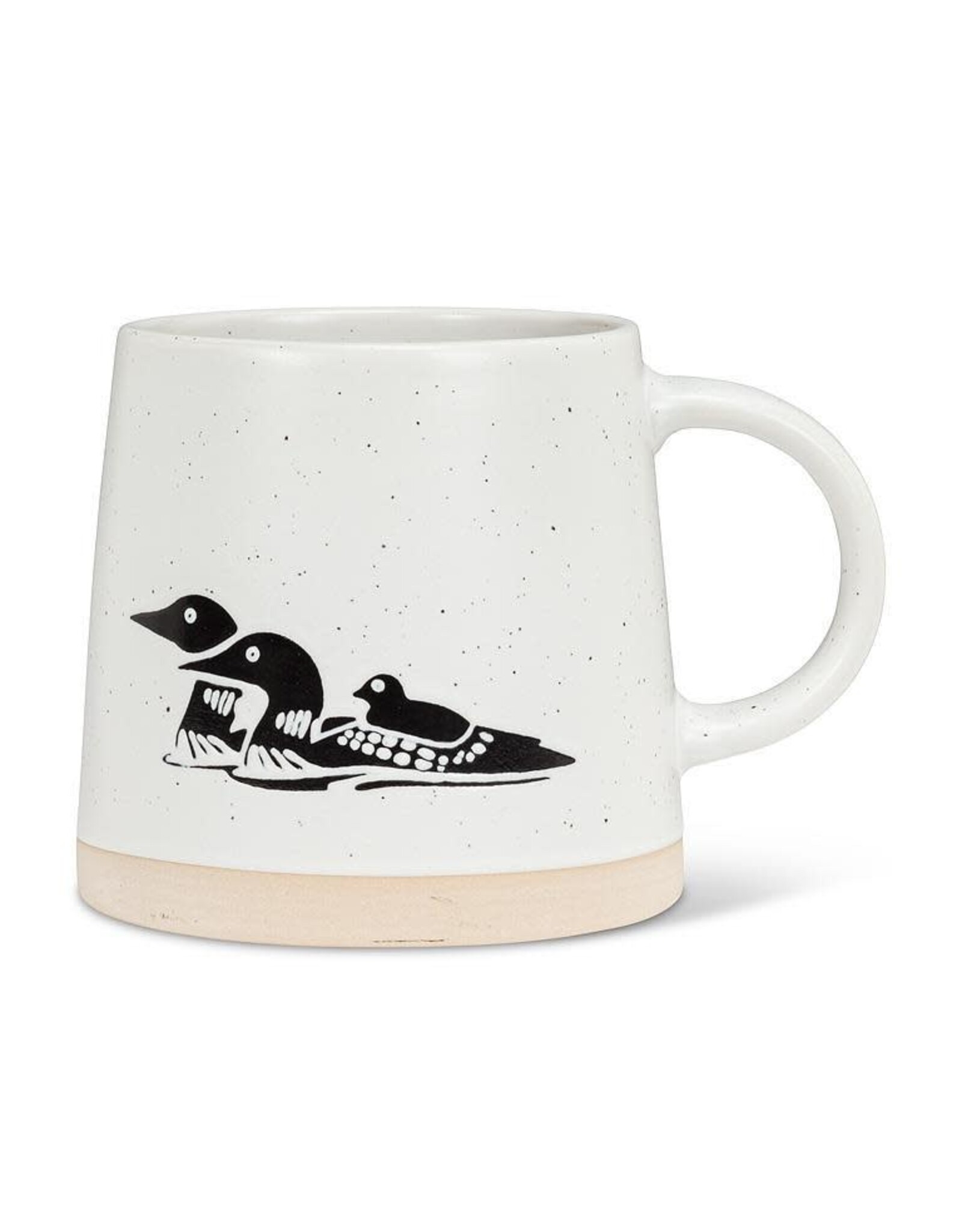 Wide Base Mug with Loons