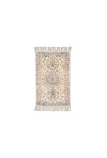 Blue & Yellow Printed Floor Rug 2x3