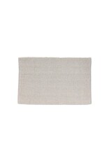 Short Stripe Woven Mat 1.5 x 2.5 - Grey&Ivory