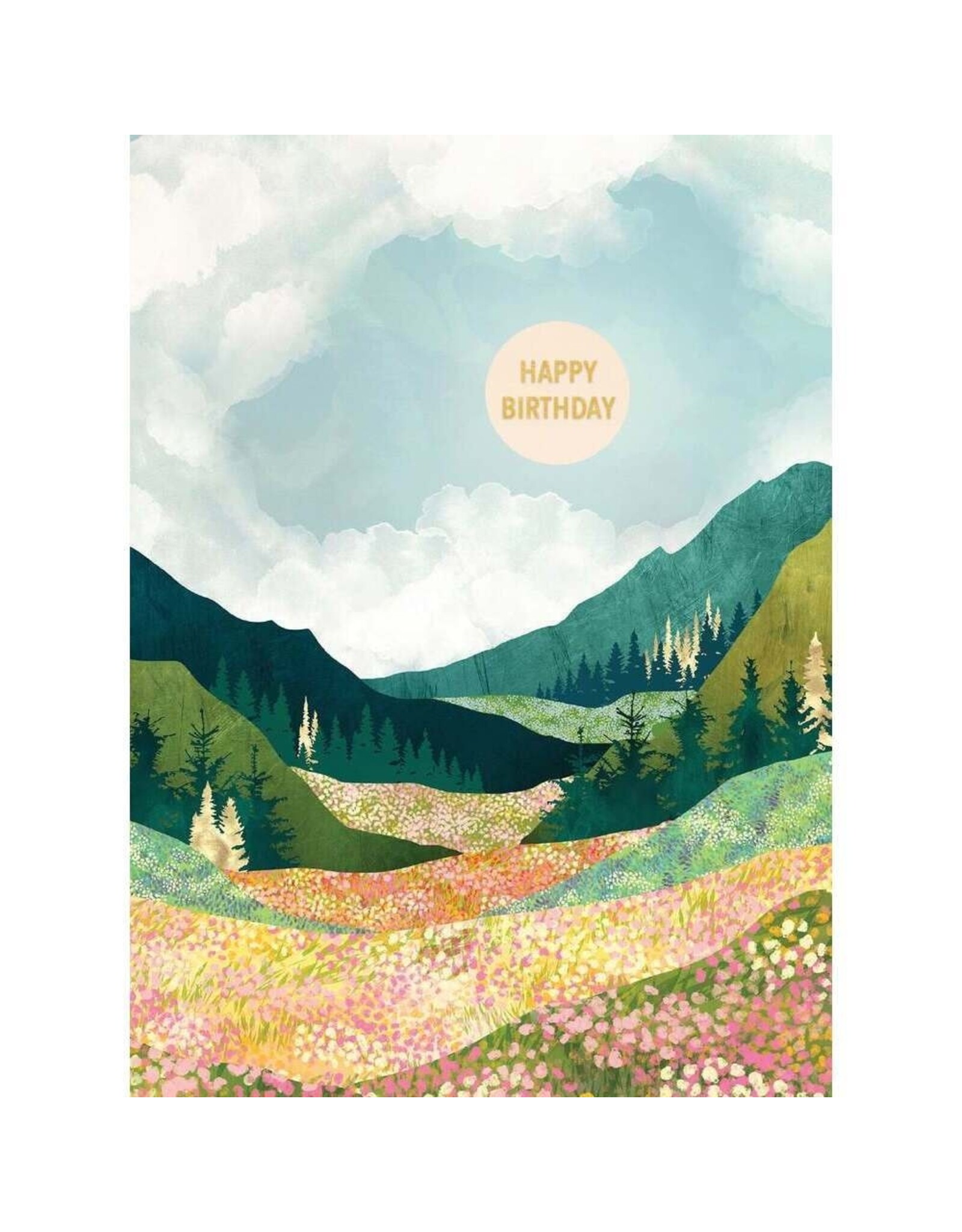 Birthday - Spring Flower Vista