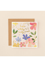 Birthday - Rainbow Flowers