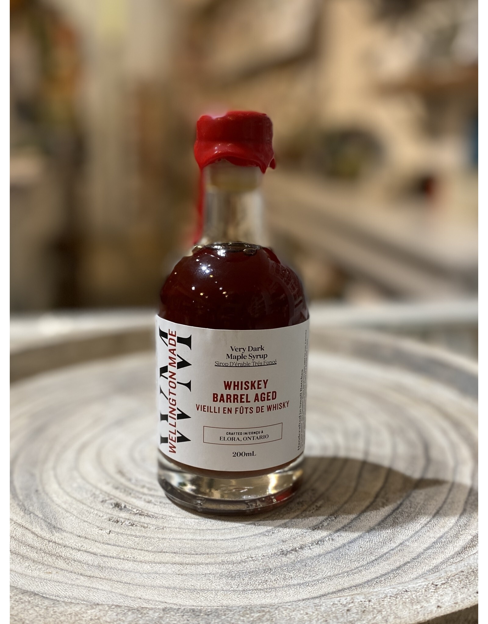 Wellington Made Whisky Barrel Aged Maple Syrup  (3 sizes)