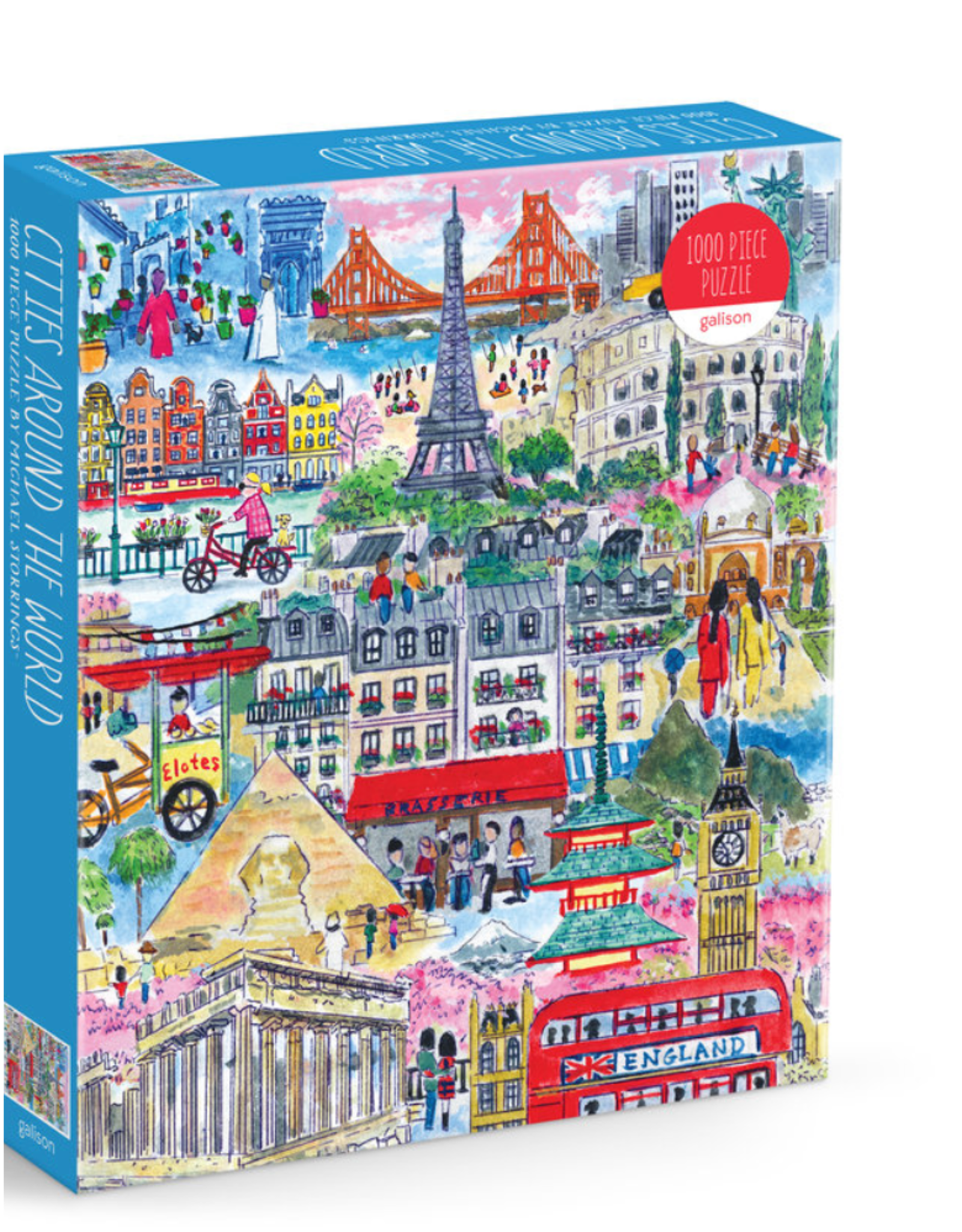 Cities Around The World - 1000 Piece Puzzle