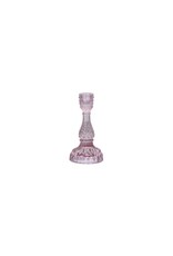 Old Country Design Bella Pressed Glass Candle Holder-
