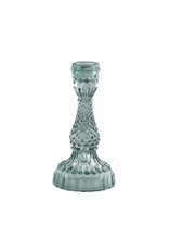Old Country Design Bella Pressed Glass Candle Holder-