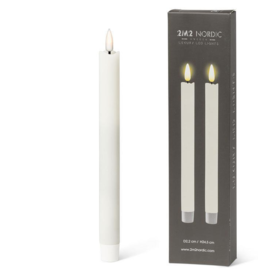LED Taper Candle. Set/2