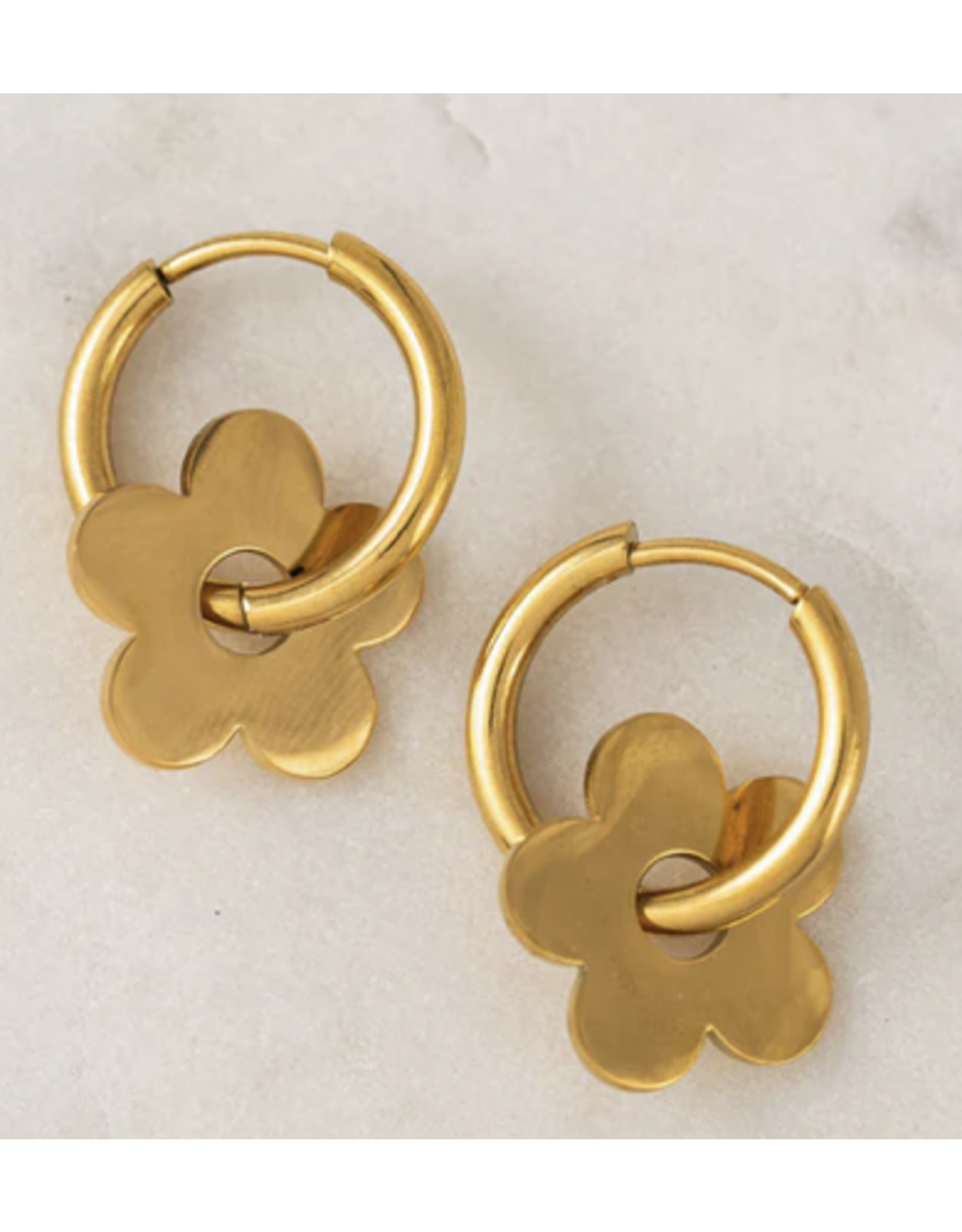 Petal Earrings - Gold