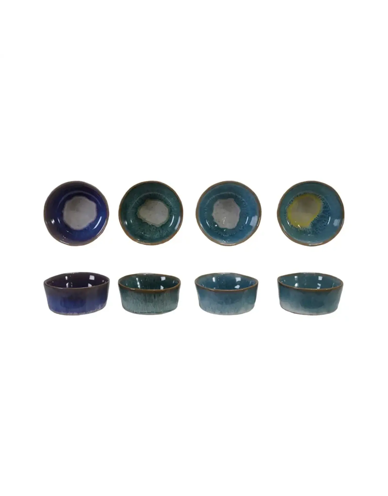 3" Round Reactive Glaze Stoneware Dish