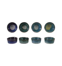 3" Round Reactive Glaze Stoneware Dish