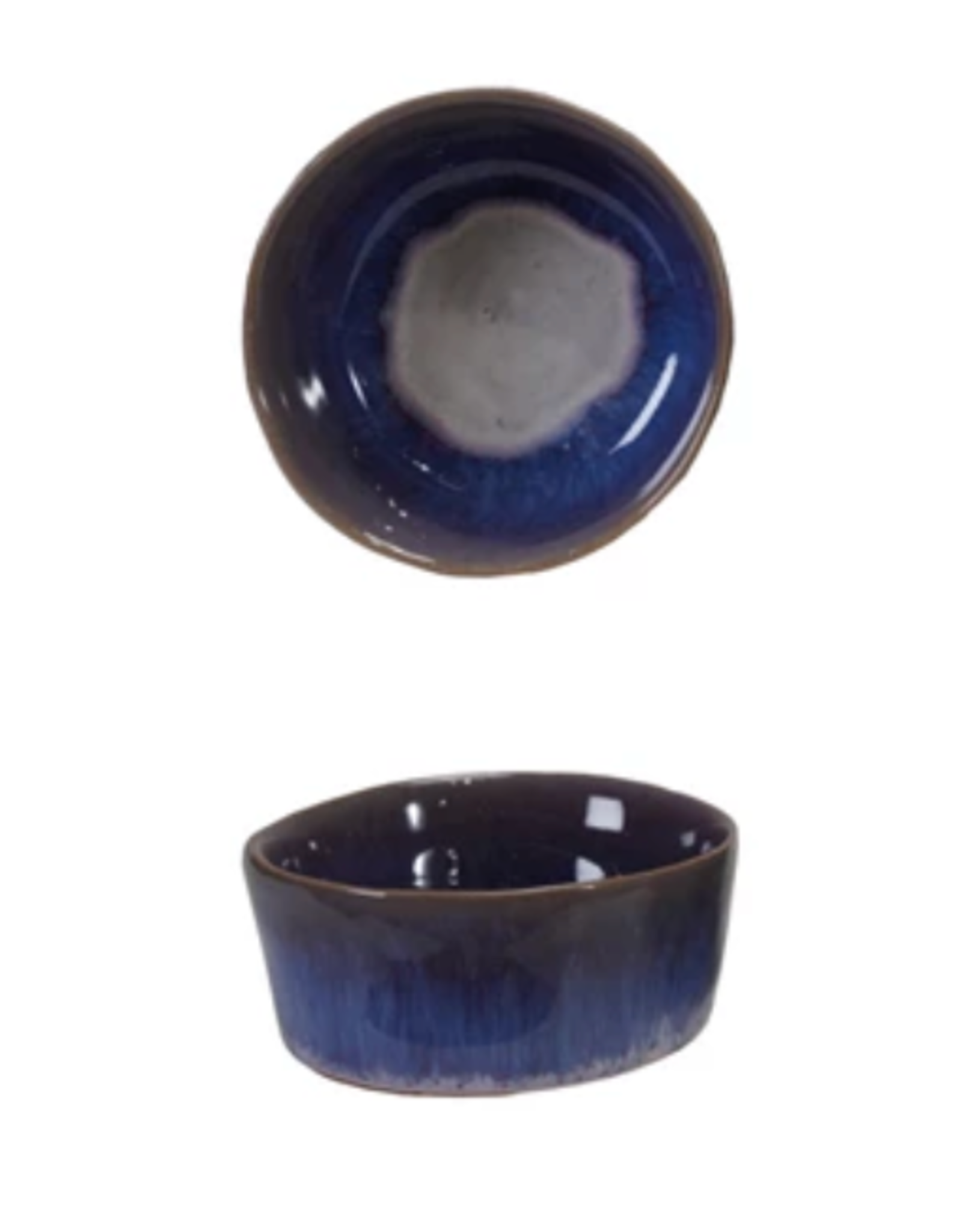 3" Round Reactive Glaze Stoneware Dish