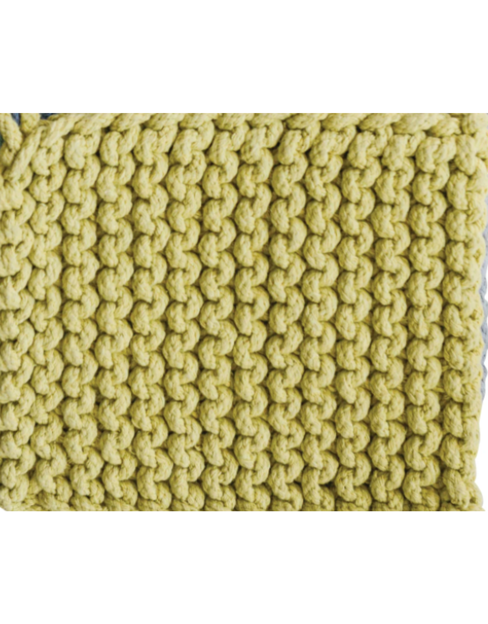Square Cotton Crocheted Pot Holder