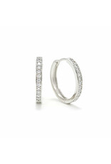 Evie 20mm Hoops - Silver