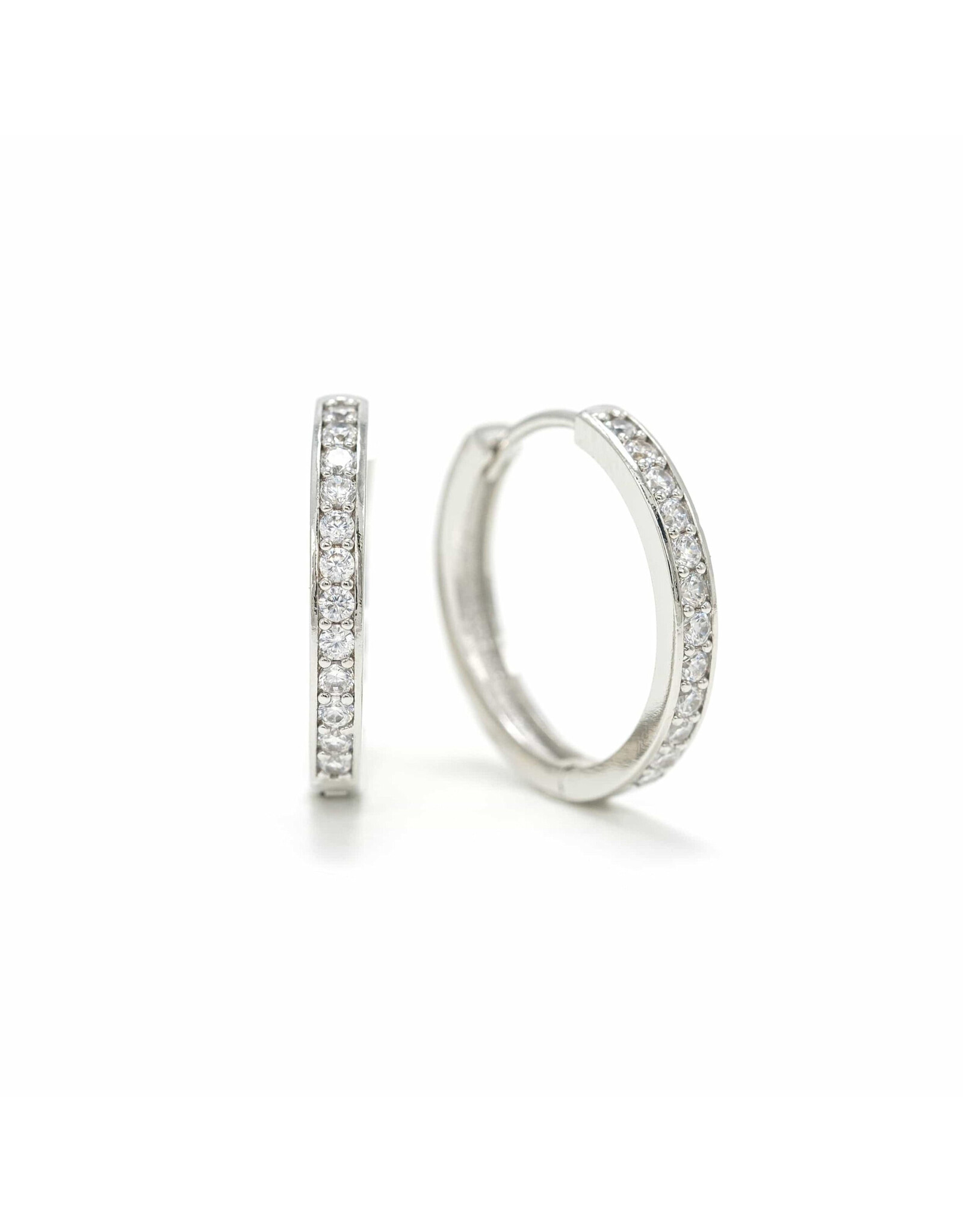 Evie 20mm Hoops - Silver