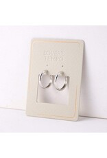 Tube 20mm Hoop Earrings - Silver