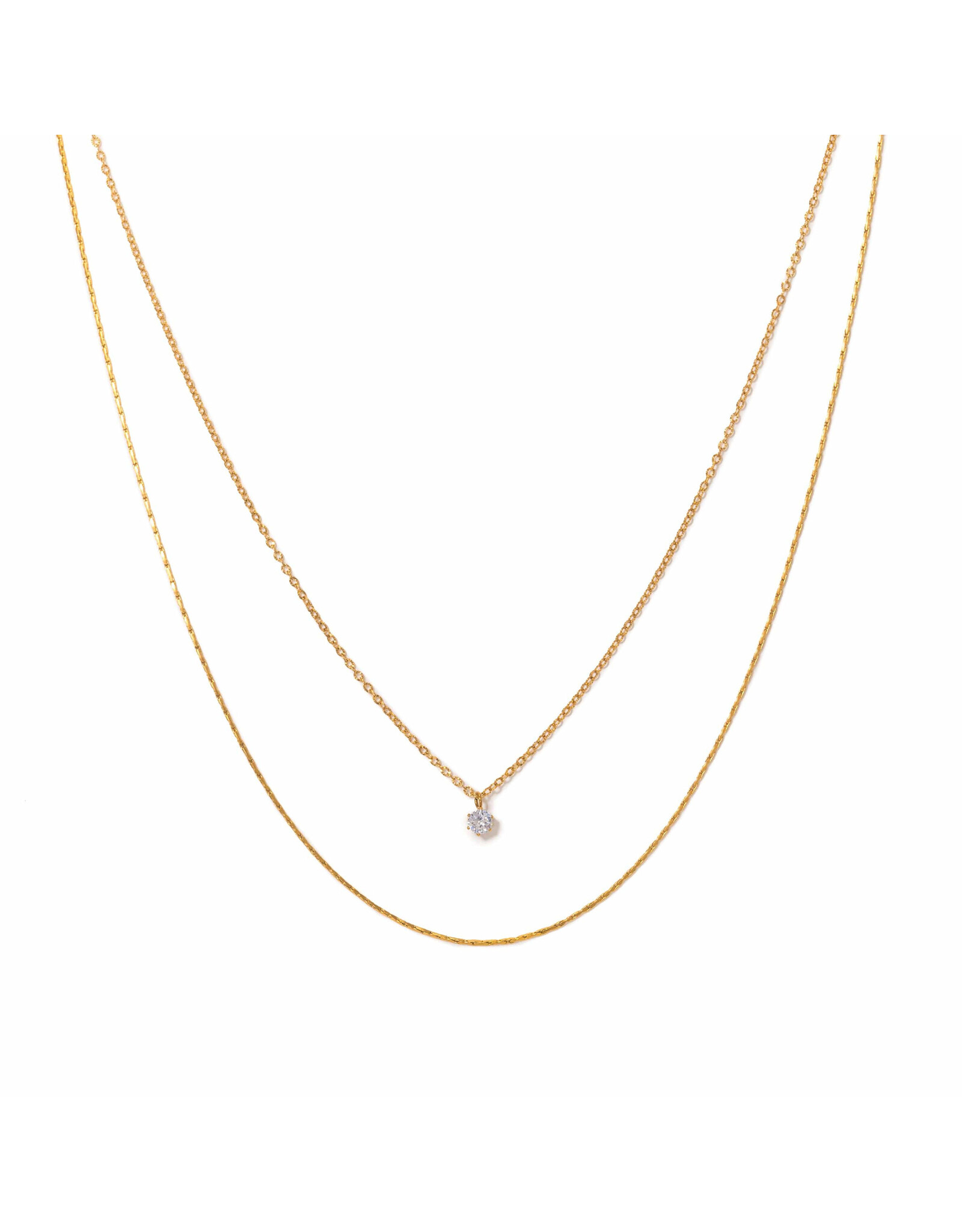 Soleil Layered Necklace - Gold
