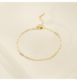 Paperclip Bracelet - Gold