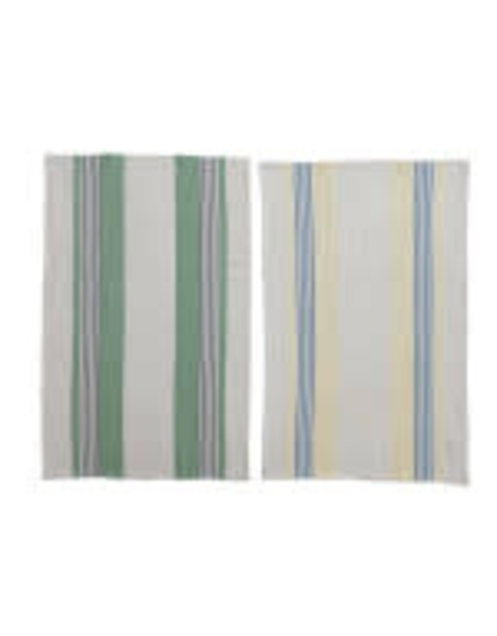 Woven Cotton Tea Towel w/ Stripes