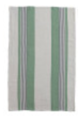 Woven Cotton Tea Towel w/ Stripes