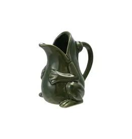 Stoneware Frog Pitcher