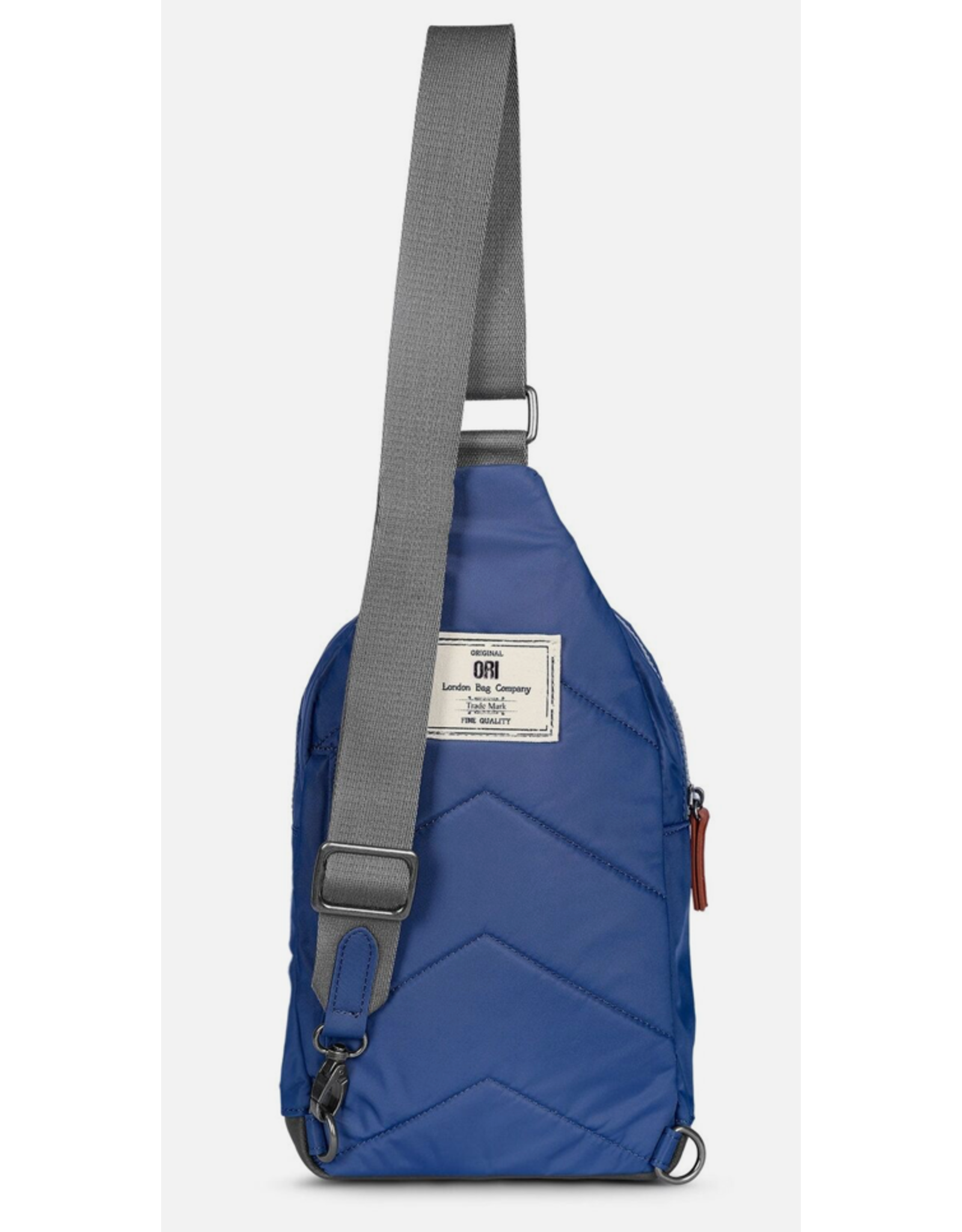 Ori London Willesden B Large Recycled Nylon Crossbody Bag-Burnt Blue
