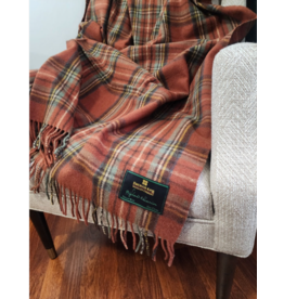 Patrick King Woollen Co. PK Highland Wool Throw - Royal Stewart Antique