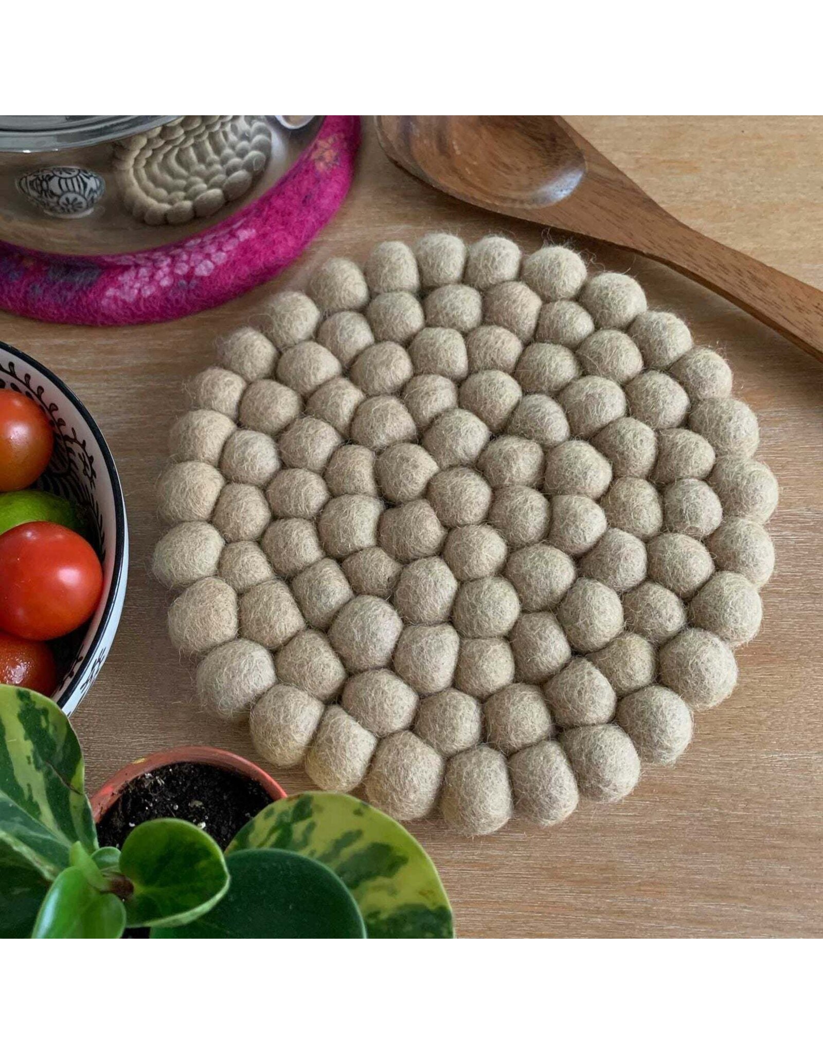 Felt Trivet - Beige