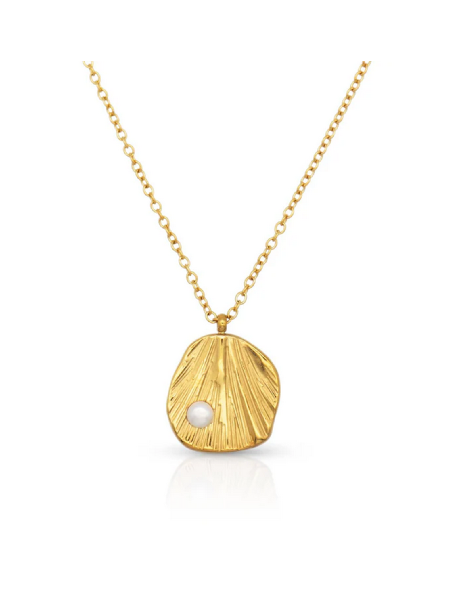 Cove Pearl Necklace - Gold