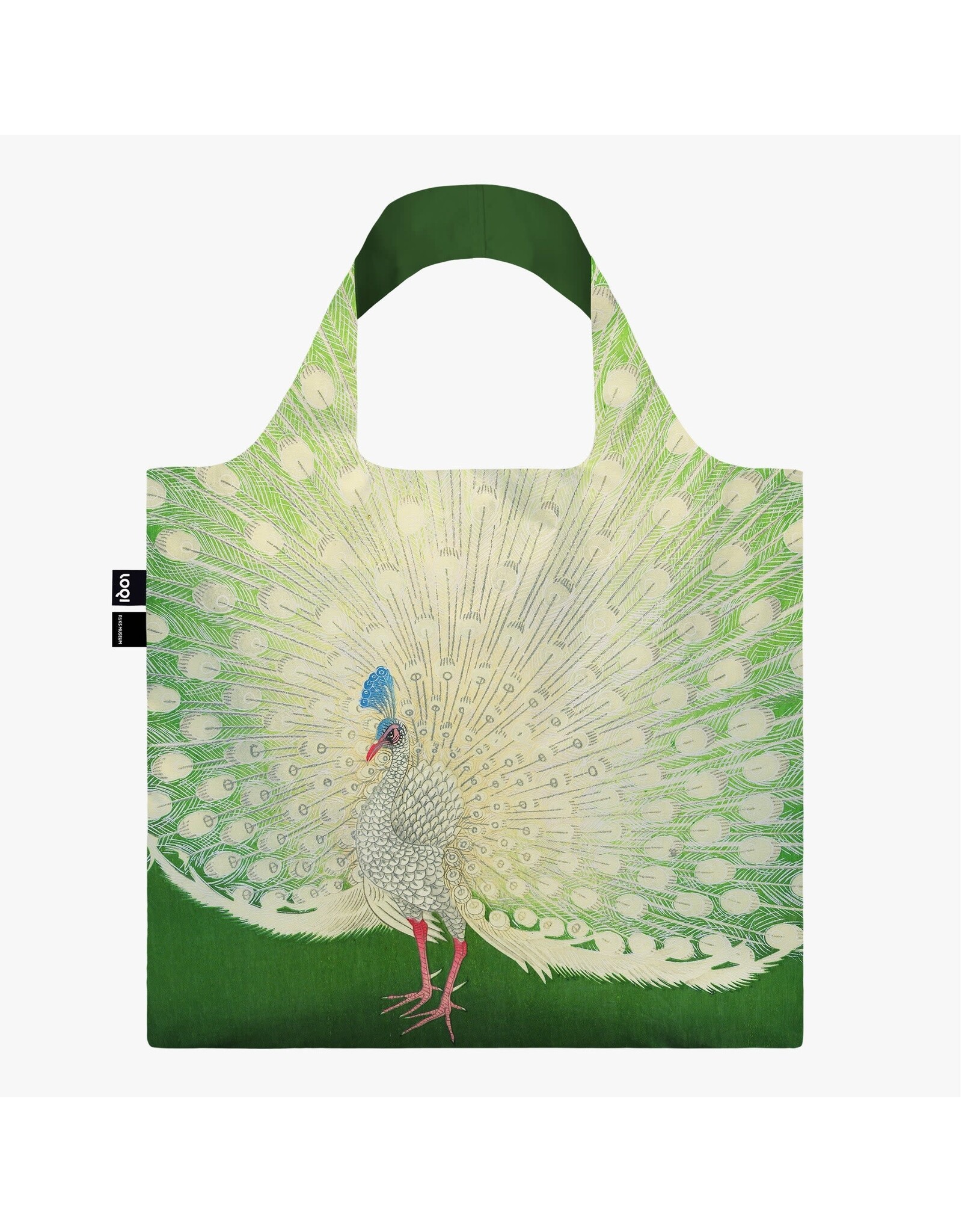 Loqi Packable Tote Bag  -  Peacock