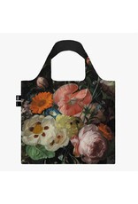 Loqi Packable Tote -  Still Life Flowers/Marble Tabletop