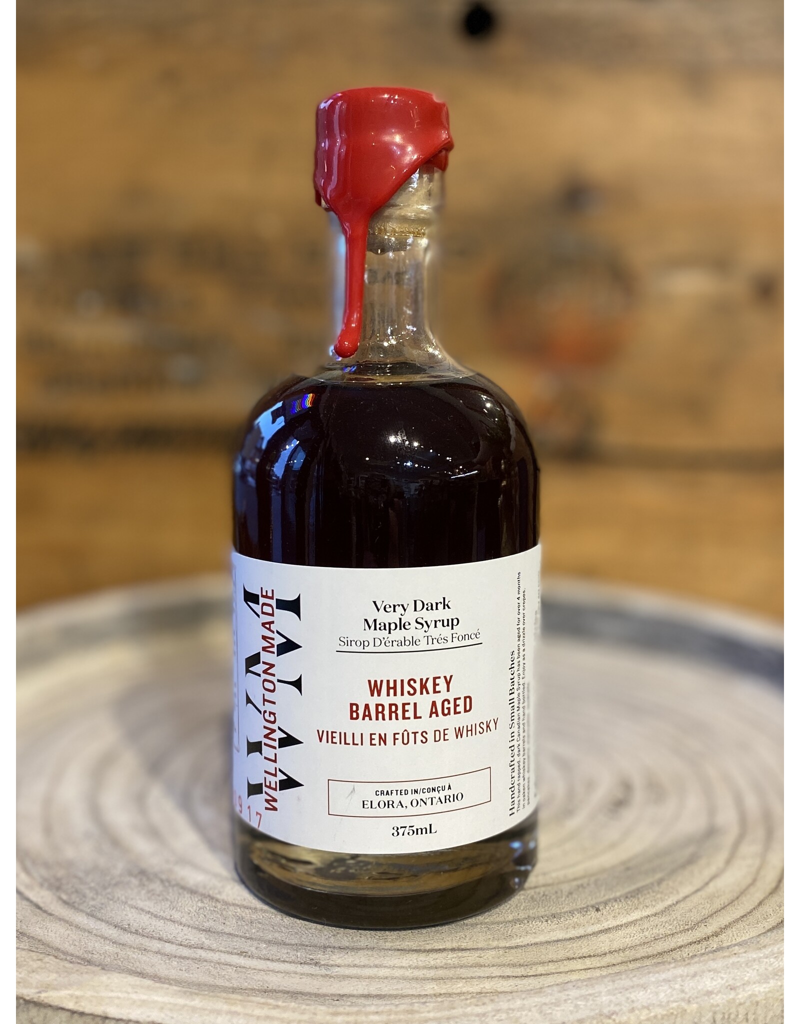 Wellington Made Whisky Barrel Aged Maple Syrup  (3 sizes)