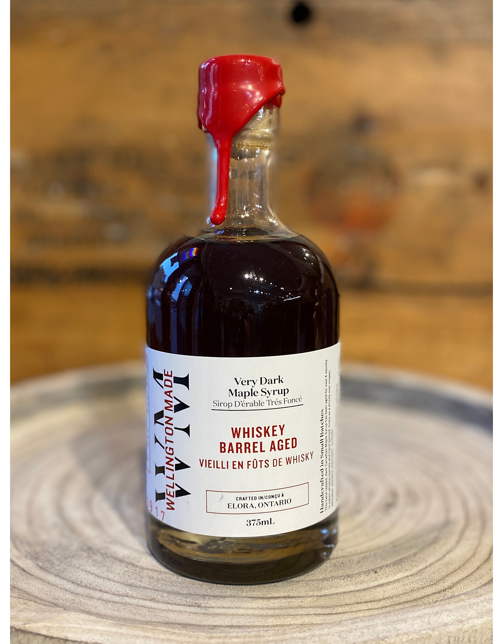 Wellington Made Whisky Barrel Aged Maple Syrup  (3 sizes)