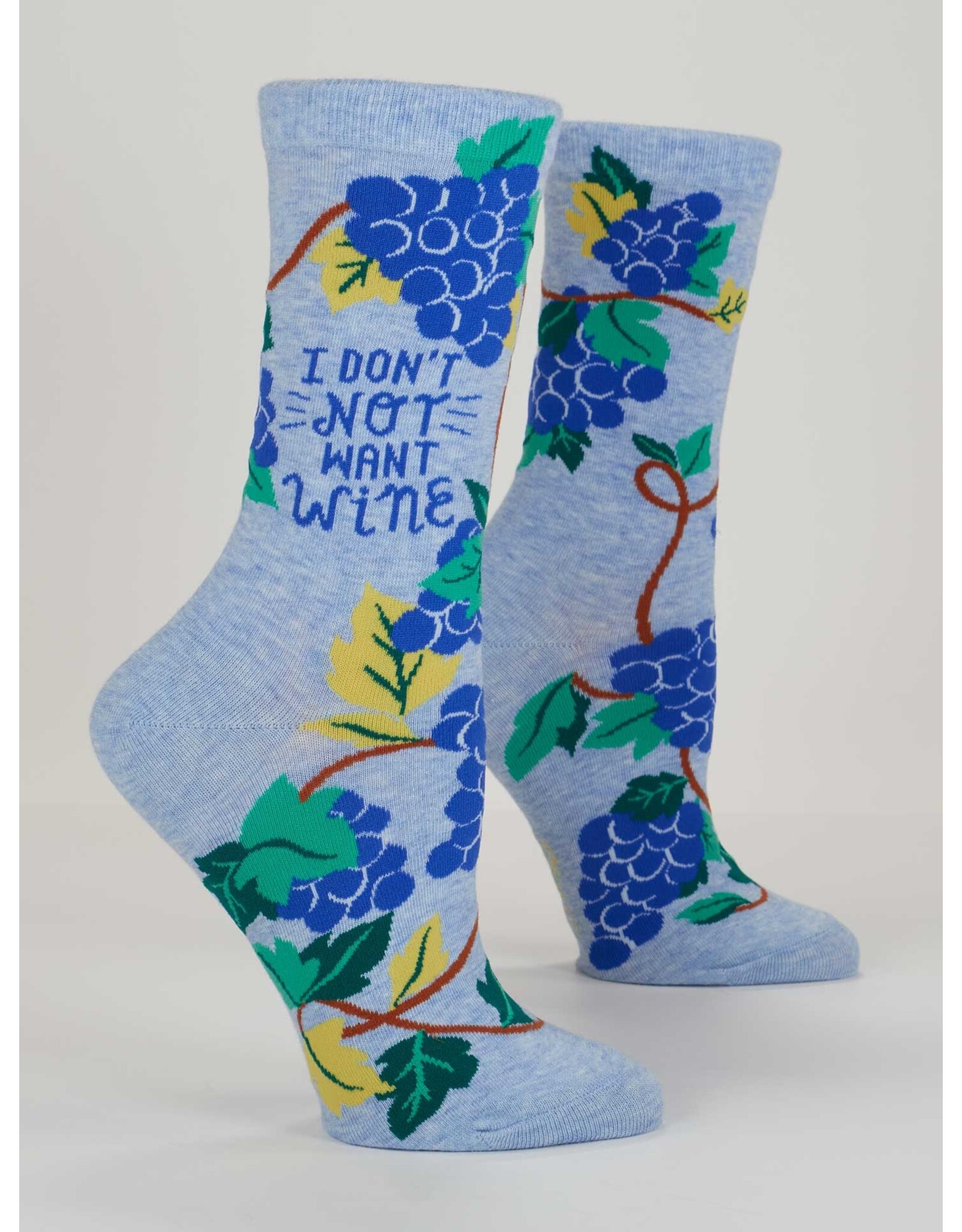 BQ Sassy Socks - Don't NOT Want Wine