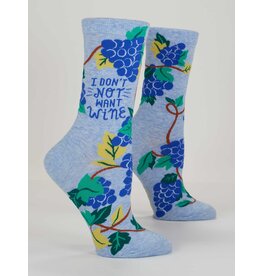 BQ Sassy Socks - Don't NOT Want Wine