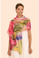 Powder Design Linen/Cotton Scarf - Floral Study - Petal