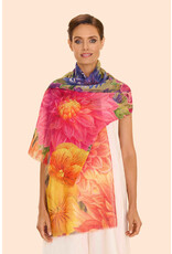 Powder Design Linen/Cotton Scarf - Bountiful Blooms