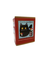 Genius Premium Craft Black Cat with Tulips - Sewing and Felting Kit