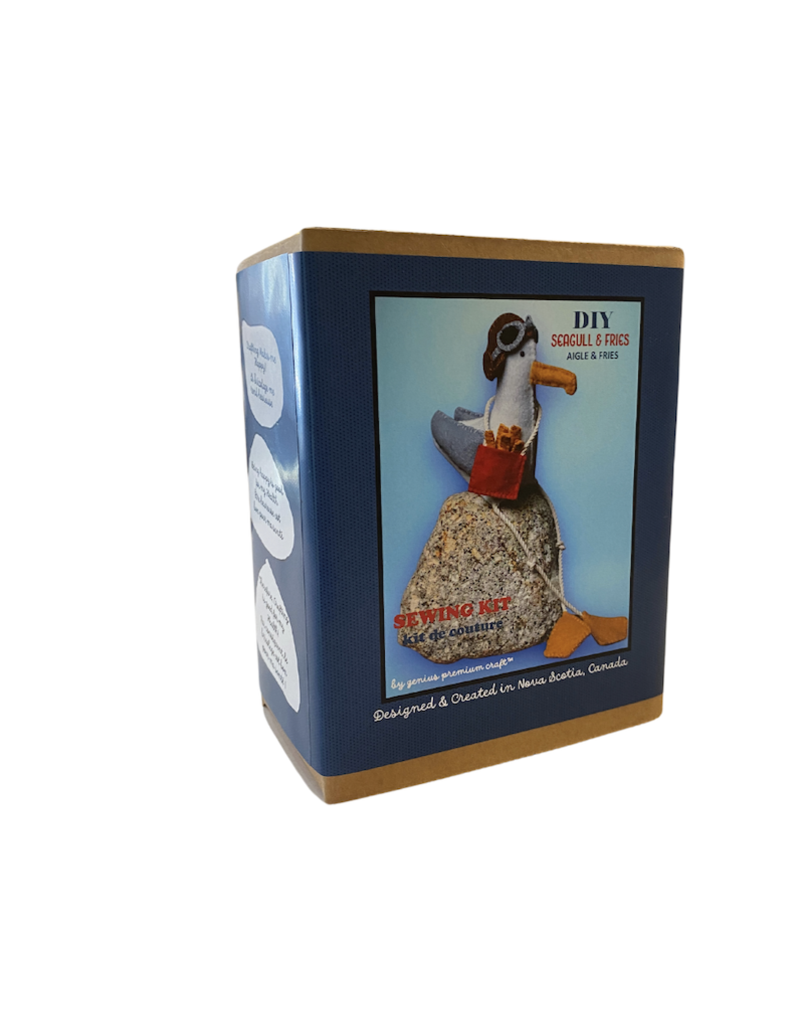 Genius Premium Craft Seagull with Fries- Sewing Kit