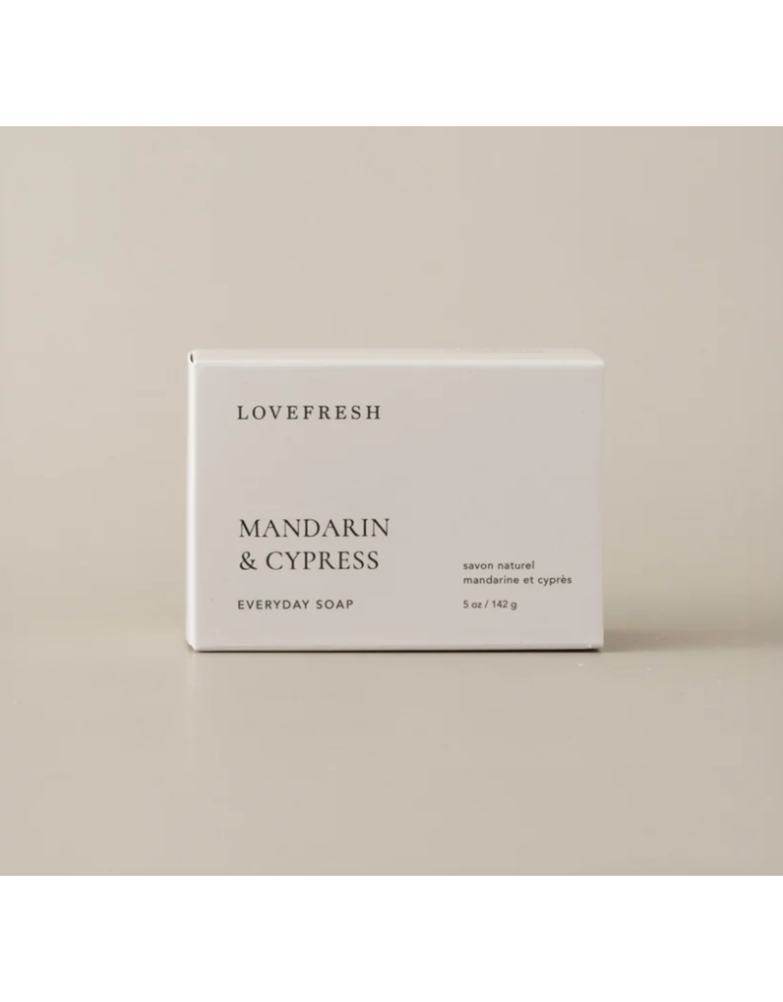 Lovefresh Lovefresh Everyday Bar Soap - Mandarin & Cypress