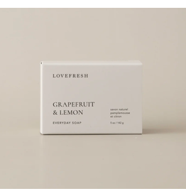 Lovefresh Lovefresh Everyday Bar Soap - Grapefruit & Lemon