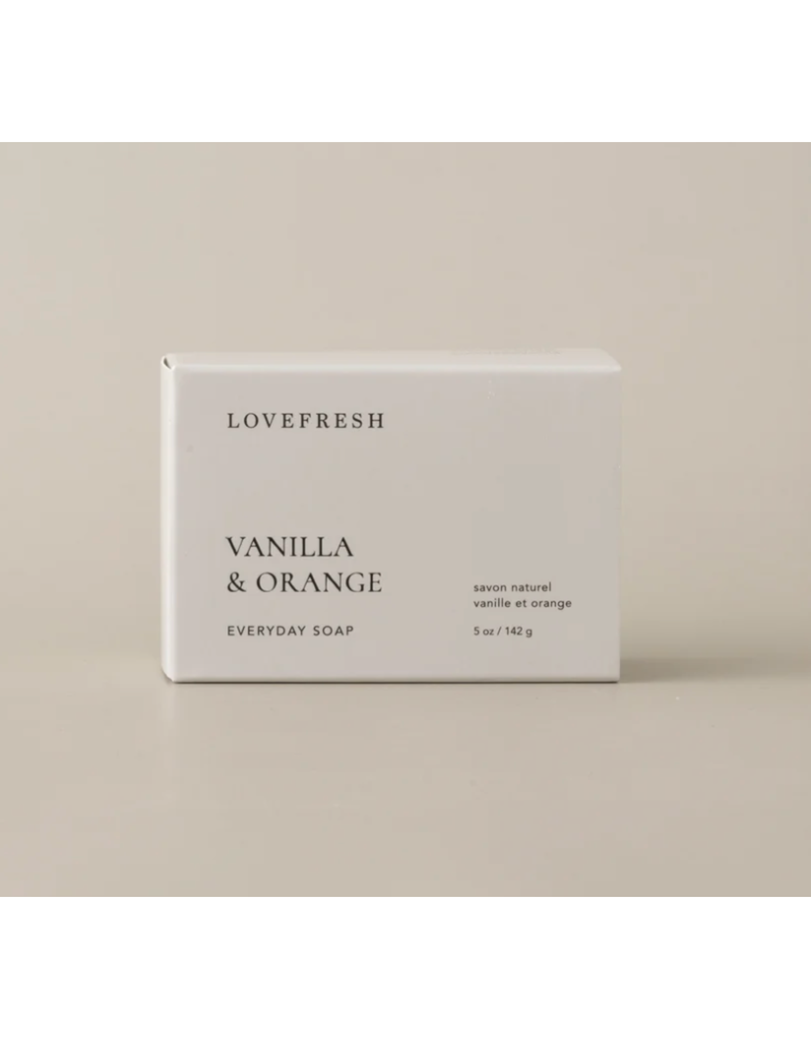 Lovefresh Lovefresh Everyday Bar Soap - Vanilla & Orange