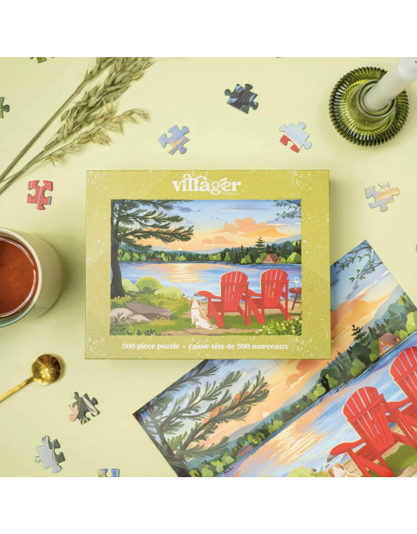Villager Puzzles Cottage Country - 500 Piece Puzzle