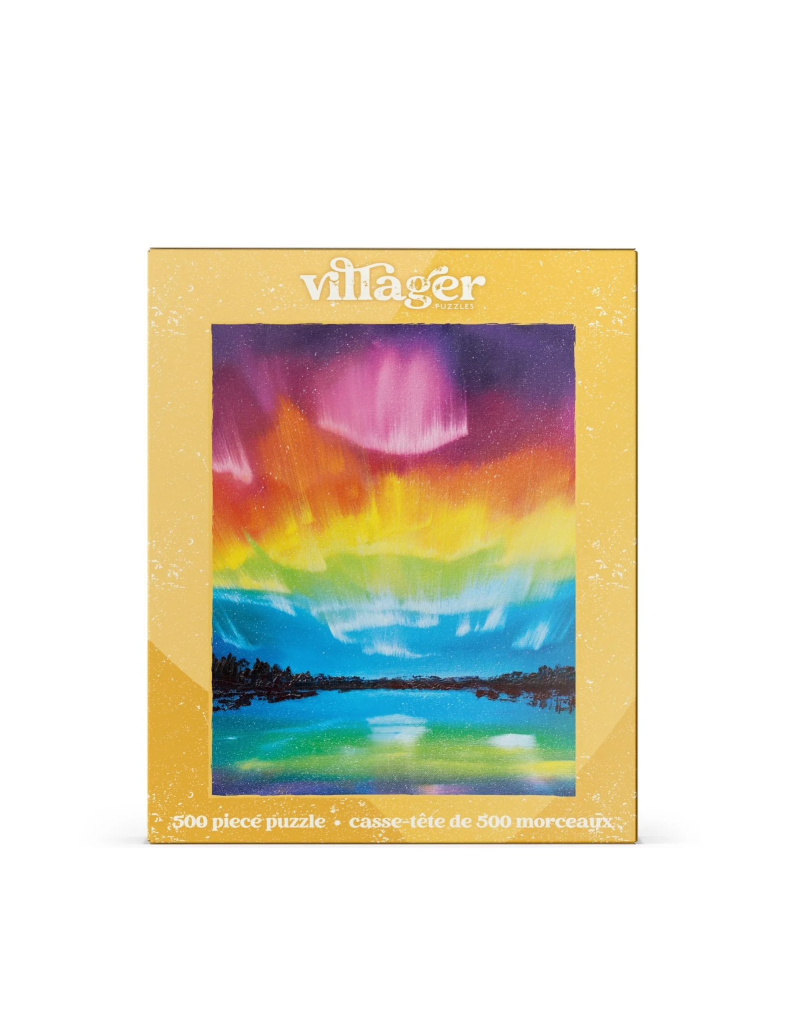 Villager Puzzles Rainbow Northern Lights - 500 Piece Puzzle