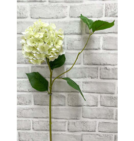 Tri W Imports Faux White Green Hydrangea Spray