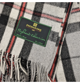 Patrick King Woollen Co. PK Highland Wool Throw - Thompson Grey