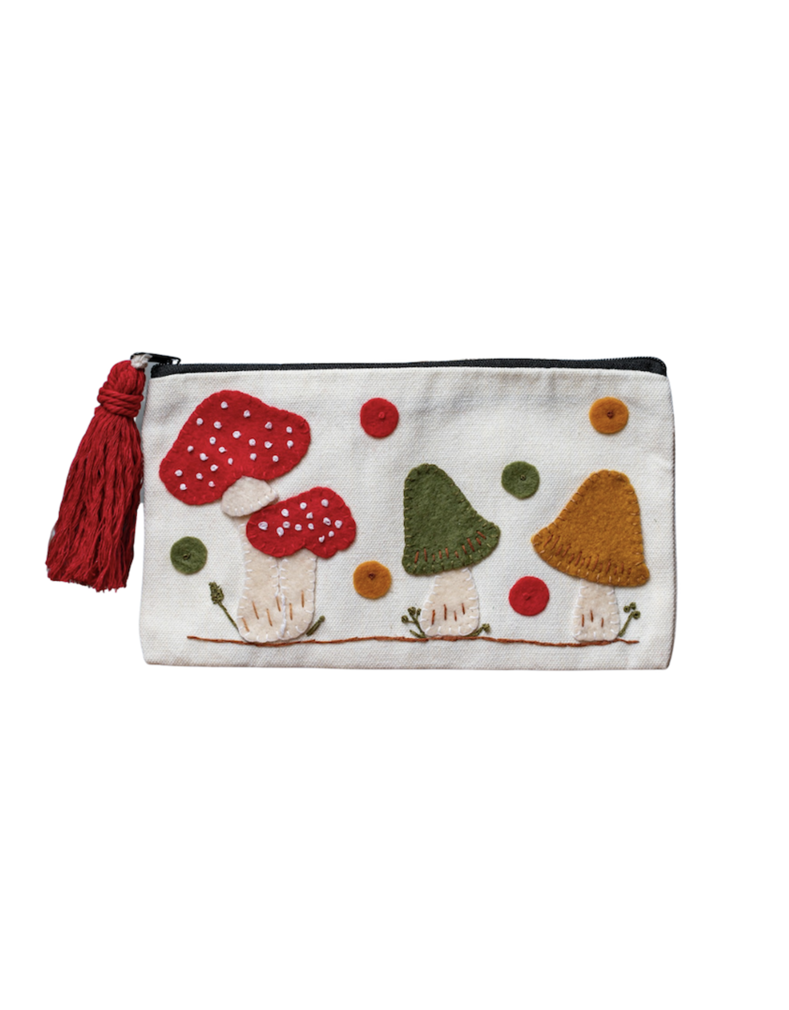 Genius Premium Craft DIY Mushroom Zipper Pouch - Sewing Kit