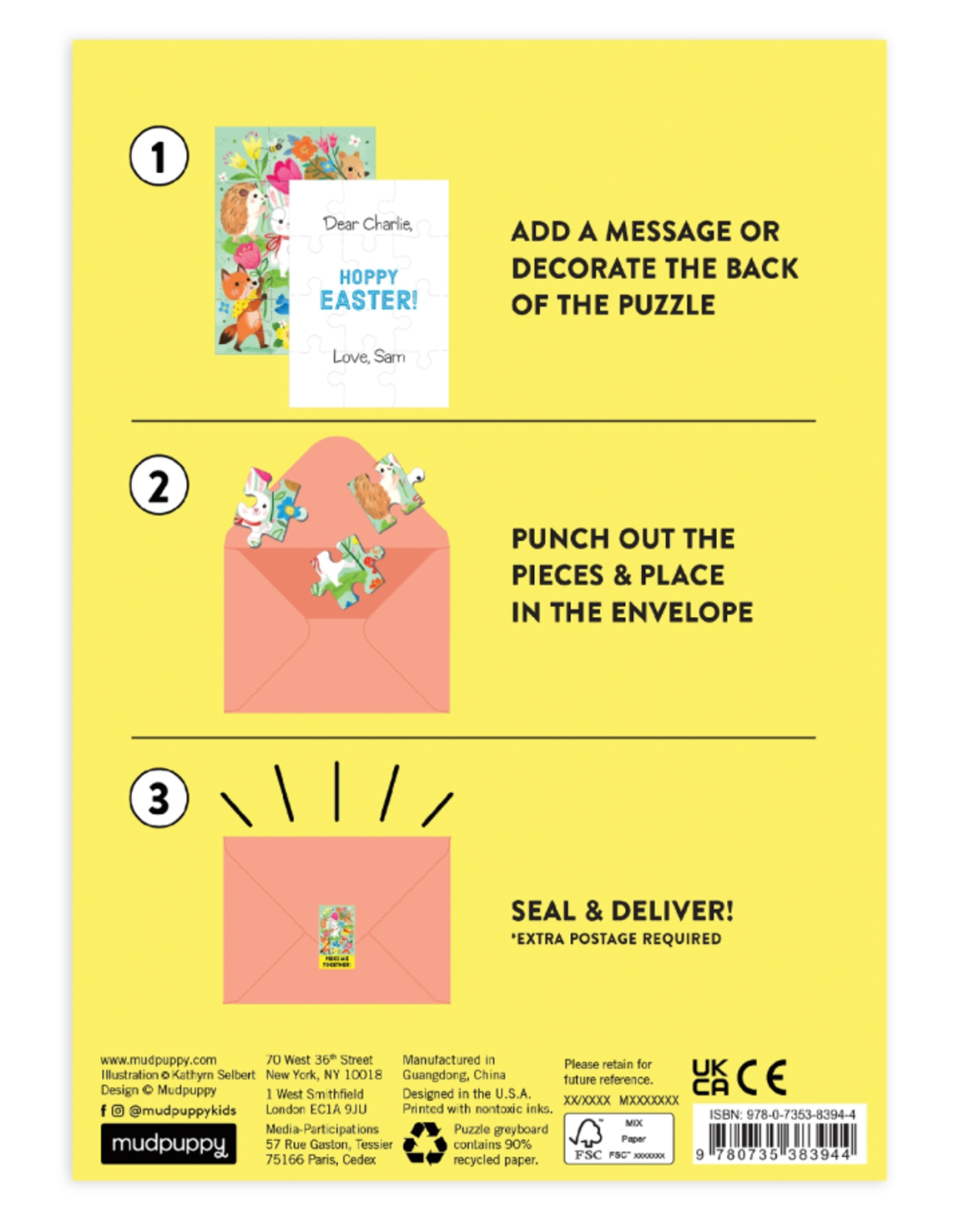 Puzzle Card - Hoppy Easter!